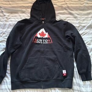 Vintage 2010 Burton Canada hoodie size XL